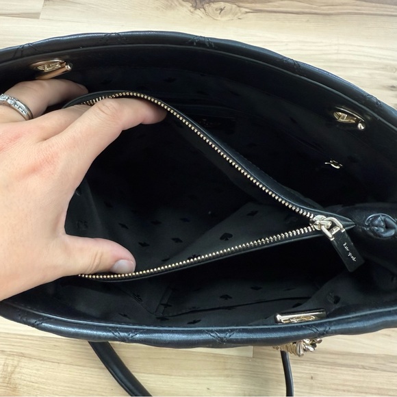 Kate Spade Quilted Black Shoulder Bag - Picture 10 of 10